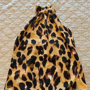 Animal Print Halter Top
